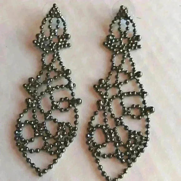Vera Wang New Post Ball Chain Chandelier Earrings - Picture 5 of 8